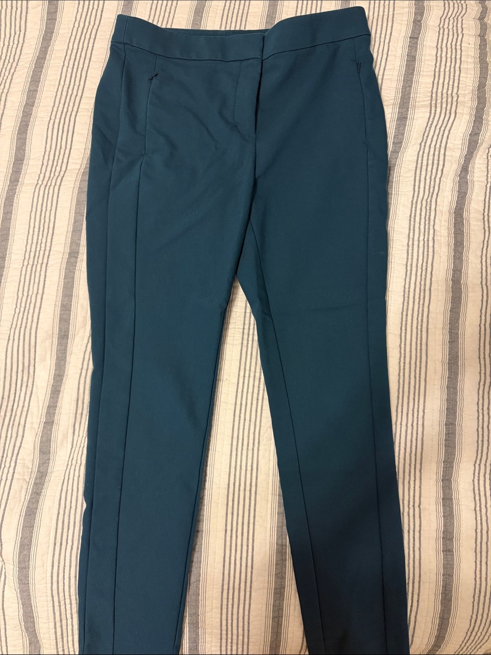 LOFT Teal Slim Dress Pants